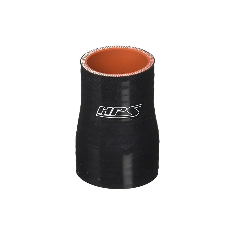 HPS HTSR-150-175-BLK Silicone High Temperature 4-ply Reinforced Reducer Coupler Hose,