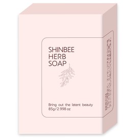 Shinbee Shinbee Korean New Herbal Soap, 3.0 oz (85 g), Solid Soap, Shinbi, Korean Soap, Pore Cleansing, Facial Cleansing, Makeup Remover, Washable Whole Body, Natural Korean Cosmetics, Soap Shampoo,