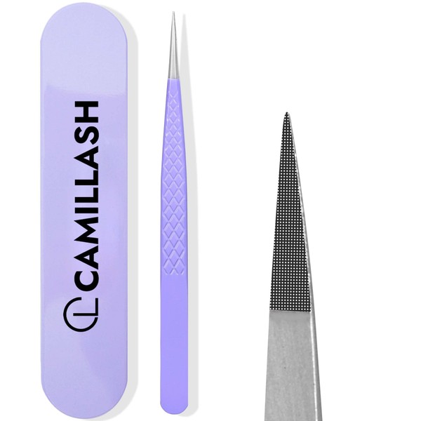 Fiber Tip Lash Tweezers For Eyelash Extension Tweezers Professional Artist