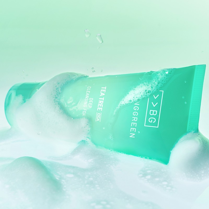 BRINGGREEN Tea Tree Cica Deep Cleansing Foam 120ml - BRINGGREEN