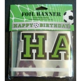 Soccer Fun 9ft. Foil Banner by Creative Converting