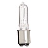 Satco S1981/12 T4 Halogen Light Bulb, BA15d Base, 50 Watts,