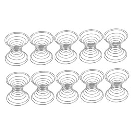 Mikinona 10 Pcs Stainless Steel Spring Balls Precision Mixing Balls for Shaker Gym Shaker Drink Cup