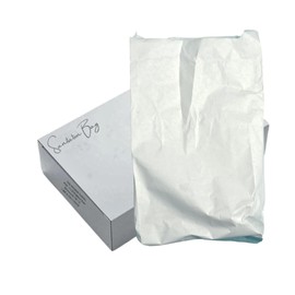 Sanitation Bag White Plastic for Hotel guest bathroom Amenity Premium Individual Box packing 50's/Box