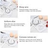 Akozon 2-in-1 Egg Slicer and Cutter for Century Eggs -