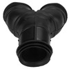Carburetor Intake Manifold Dual Intake Boot Adaptor Rubber Replacement for