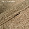 HPUK Pack of 2 Tan Throw Pillow Covers, 18x18 inch