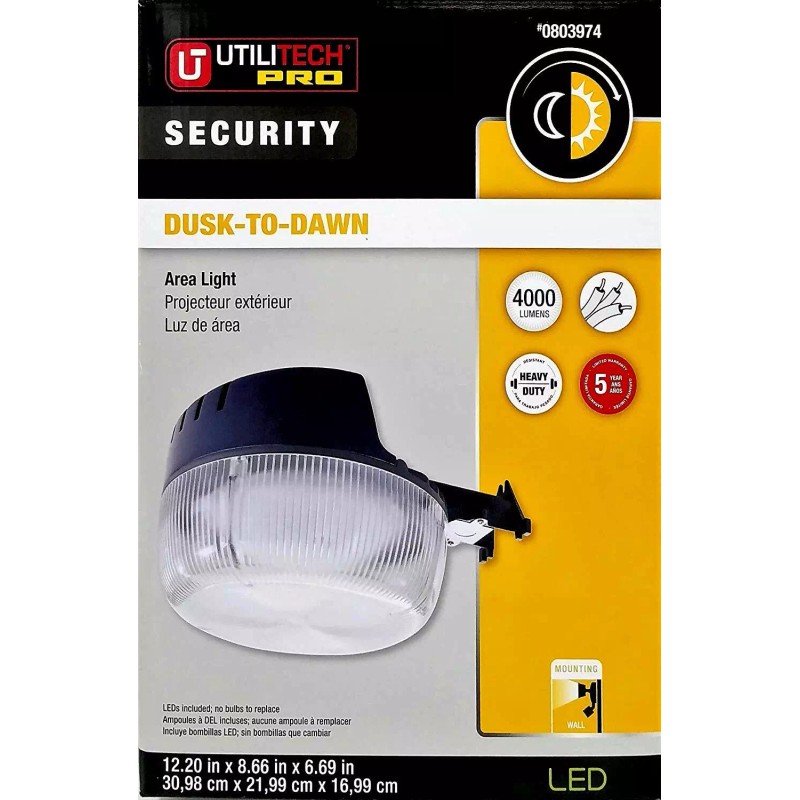 Utilitech Pro FREE SHIP!!! Utilitech Pro Dusk-to-Dawn Outdoor Security Light