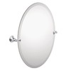 Moen Glenshire Chrome 26 x 22-Inch Frameless Pivoting Bathroom Mirror,