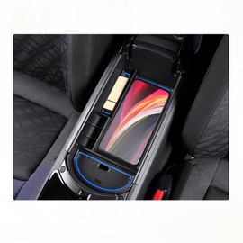 BIXUAN BIXUAN Aufbewahrungsbox kompatibel mit Toyota CHR ZYX10/NGX50 2016-2022 2023 Organizer mit Antirutschmatte fr Mittelkonsole, interner Organizer zur Ger?uschreduzierung