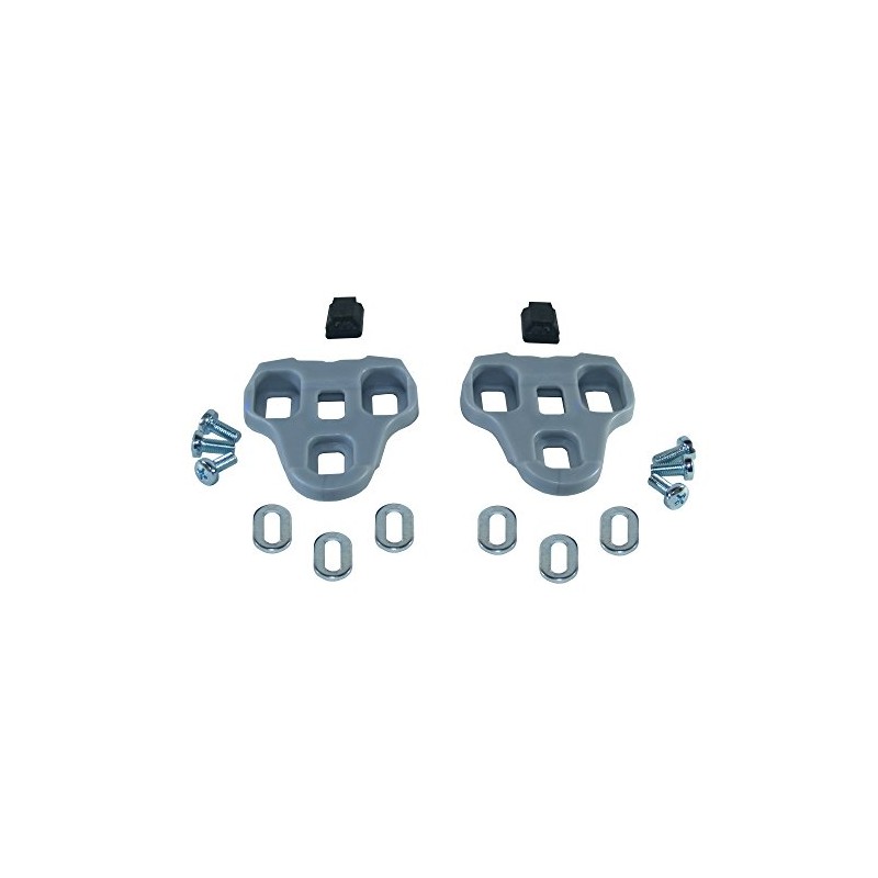 cyclingcolors bike pedal cleats compatible with look keo grey 4.5°