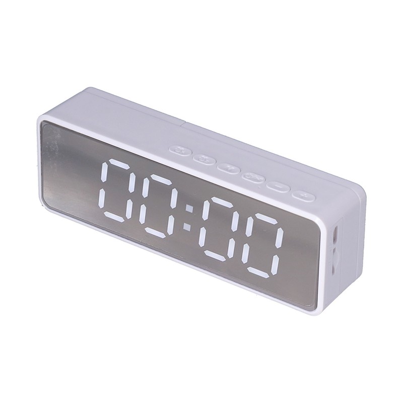 EG-010 Bluetooth Clock Speaker with LED Mirror Portable Drop Proof