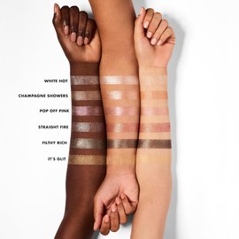 e.l.f. Fine as Fleck Glitter Eyeshadow - White Hot | Eye Shadow with Glitter, Soft Texture, Eye Makeup with Shimmer, Long-Lasting, Vegan | 0.07 oz (2 g)