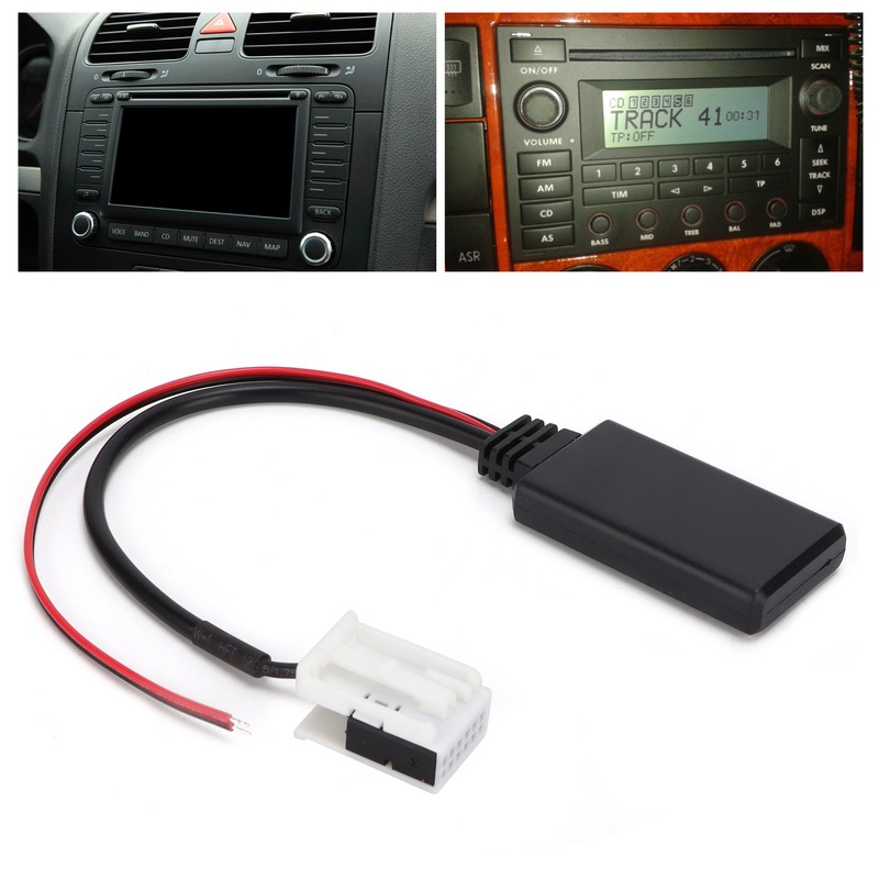 Car Bluetooth Module 12V AUX-IN Cable Wireless Audio Adapter Replacement