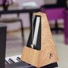 Old Fashion Mechanical Metronome, Wooden Guitar Piano Drum Instrument Tower