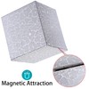 BTSKY Square PU Leather Tissue Box Cover - Stylish Cube