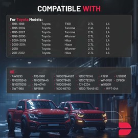 BDFHYK AW9293 Automotive Engine Water Pump Kit With Gasket Compatible with Toyota Tacoma 1995-2023,4Runner 1996-2000 2010, Hilux 2006-2022, T100 1994-1998, Replaces ‎AW9293