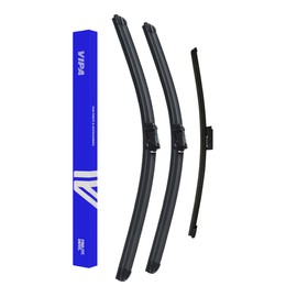 Premium Vipa Wiper Blade Set | fits: Renault Captur HATCHBACK (Nov 2019 Onwards) | All-Weather Performance | Durable, Streak-Free Windshield Wipers | Easy Installation