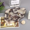 Cloud Marble Bathroom Vanity Tray, Natural Luxury Marble Home Kitchen