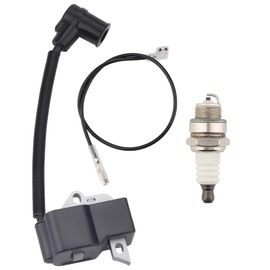 4137 400 1350 Ignition Coil For Stihl FS75 FS80 FS80R FS85 FC85 HT70 HT75 HL75 HL75K HS75 HS80 HS85 KM85 Hedge Trimmer Edger Pole Saw with Spark Plug