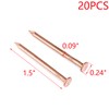 MY MIRONEY 20 Pack 1.5 Inch Copper Nails Solid Copper