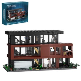 NETEHU Romance Films Fans Architecture Blocks，House Building Set House Present for Adult Halloween Christmas Valentine (979Pcs Mini Bricks)