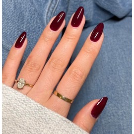 DND Gel Polish Set, Brown Collection, UV/LED Gel Polish and Air Dry Nail Lacquer, Matching Chip-Free Polish Duo, 751 Cherry Mocha, 0.5 Fl Oz