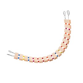 Generic 1pc Swing Ladder for Chickens Durable Hen Plaything Poultry Coop Accessory Encourages Pecking Chewing for Hens Roosters and Parrots Reduces Boredom