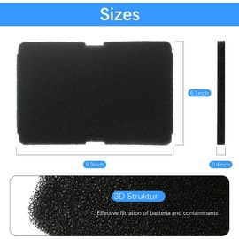 FIND A SPARE 4x Tumble Dryer Sponge Filters Compatible with Beko, Grundig, Blomberg, Elektra Bregenz – Replacement for 2964840100 – Foam Lint Filters for Heat Pump & Condenser Dryers (240 x 155 x 11mm