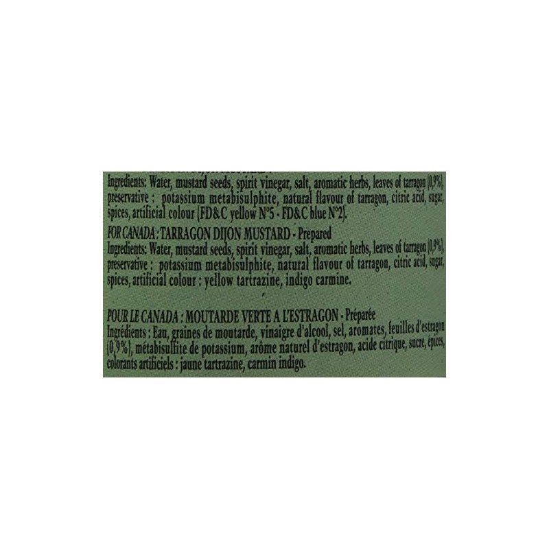 Edmond Fallot Dijon Mustard with Tarragon (7 ounce)