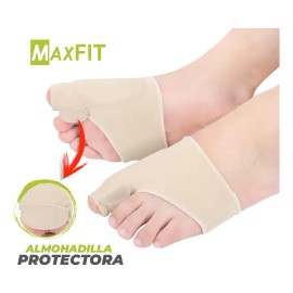 2 Corrector Ortopédico Juanete Dedo Del Pie Separador Valgus Color Piel Talla Mediana