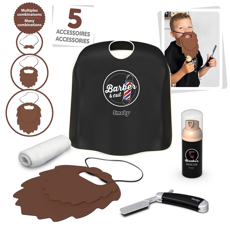 Smoby - Barber & Cut - First Beard - Hairdresser