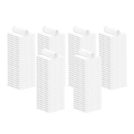 STF Linen Cotton Shop Rags – (Pack of 150) Size 12x14 Inches Cleaning Rags – Absorbent Shop Towels and Multipurpose Cleaning Towels for Automobiles, Industries, Garage and Homes (White)