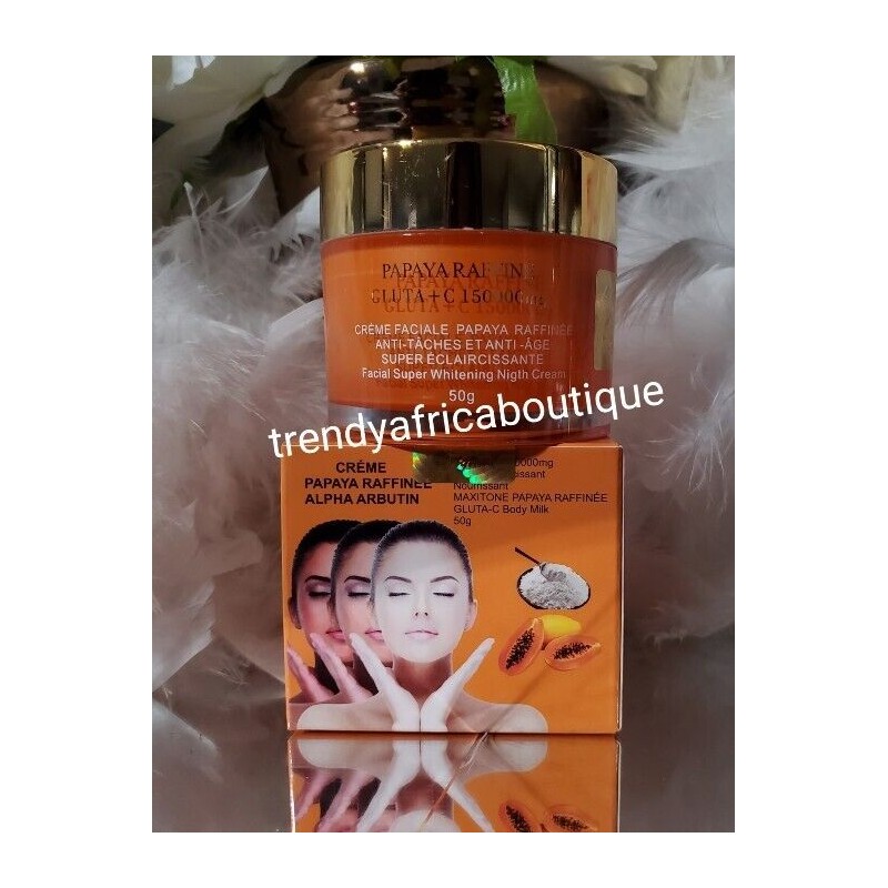 Luxe RAFFINE WHITE Maxitone Papaya Face Cream 50g X 1