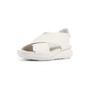 Camper Women's X-Strap Sandal Wedge, White 052, 7