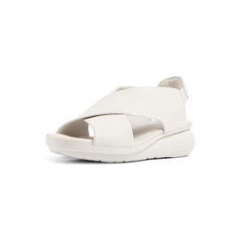 Camper Women's X-Strap Sandal Wedge, White 052, 7