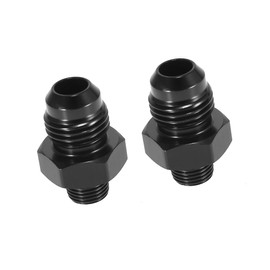 A ABSOPRO Car Flare Reducer Adaptor AN6 Male to 1/8 Inch NPT Plug Item Replacement Pack of 2