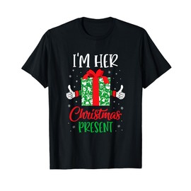 Funny Matching Couples Christmas His And Hers For Her T-Shirt