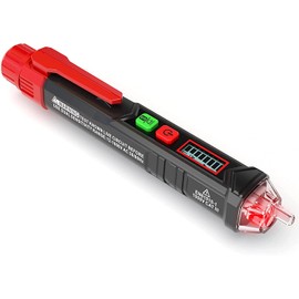 KAIWEETS HT100 Voltage Tester, Dual-Range 12V-1000V/48V 1000V Non-Contact Electrical Tester, Voltage Sensitivity Electric Compact Pen with NCV, LED Flashlight, Buzzer Alarm, Wire Breakpoint Finder