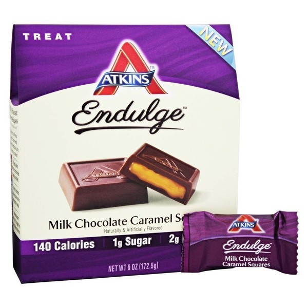 Endulge Milk Chocolate Caramel Squares 1 Box