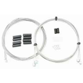Microhero MTB/ROAD Bicycle SUS Wire Outer Set, Stainless Steel, Brake Wire, Shift Wire, For 1 Bicycle (Red)