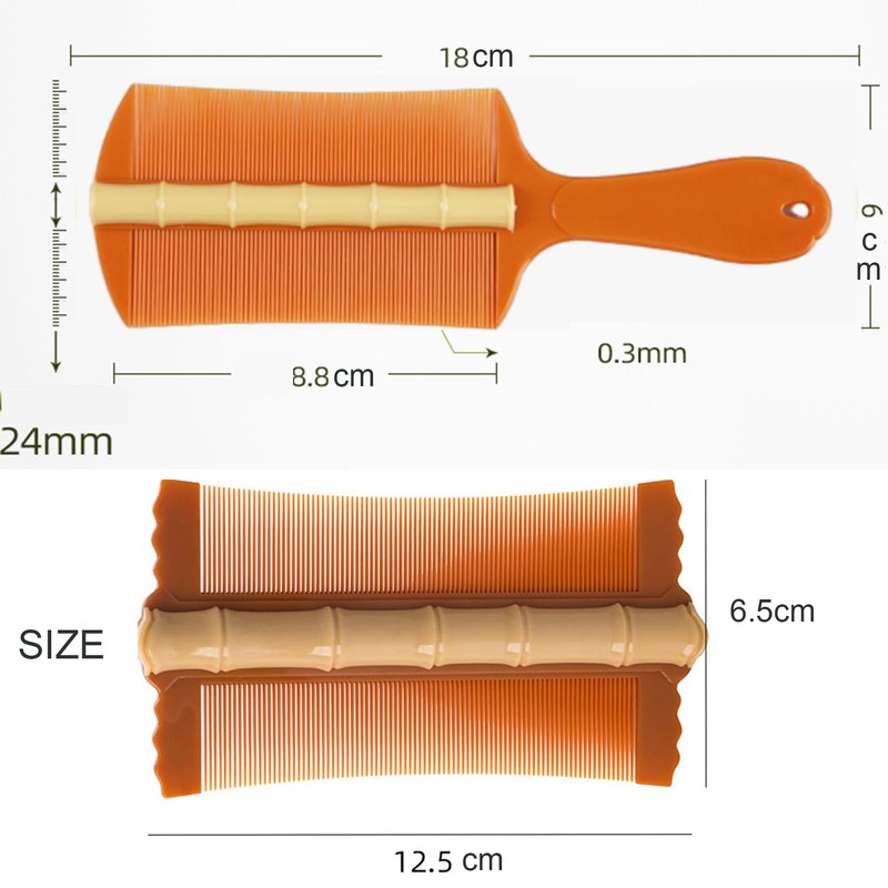 2 Pcs Dandruff Combs, Lice Combs, Flea Combs, Hair Comb