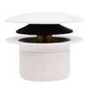 Westbrass D398RK-50 1-1/2" NPSM Coarse Thread Mushroom Tip-Toe Bathtub Drain