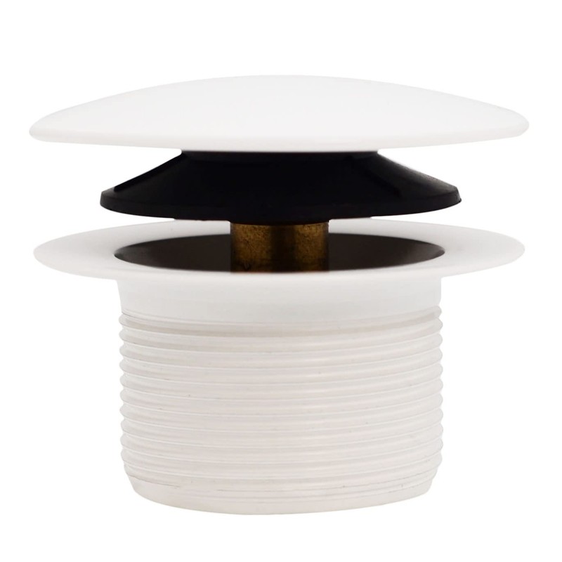 Westbrass D398RK-50 1-1/2" NPSM Coarse Thread Mushroom Tip-Toe Bathtub Drain