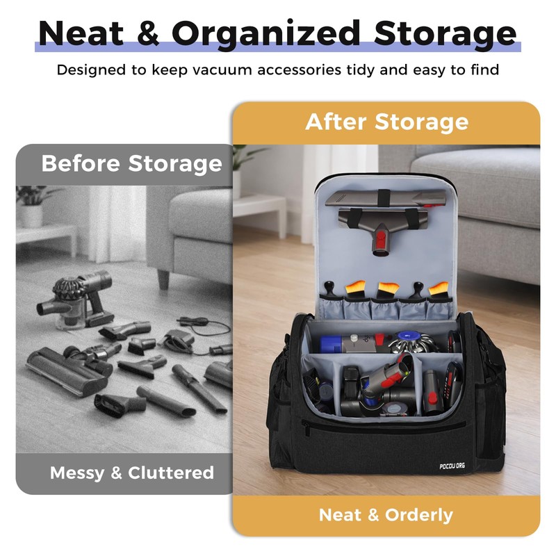 Car+Boat Vacuum Storage Bag Compatible with Dyson V7 - V15
