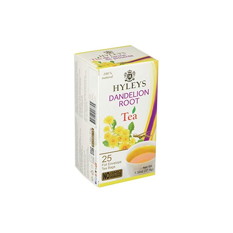 Hyleys Dandelion Root & Green Tea with Milk Thistle and