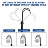 POEPRH 4 Pack Solar Pool Cover Holder, Adjustable Pool Storage
