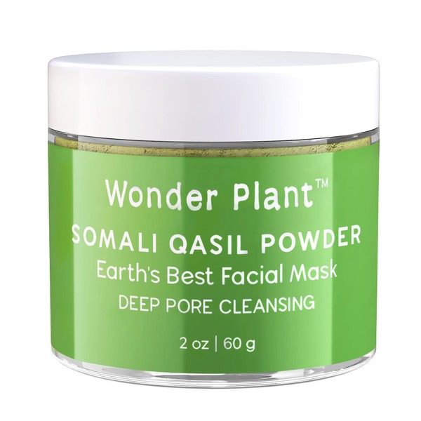 Wonder Plant™ | Somali Qasil Powder | Face, Body, Hair | Deep Pore Cleansing | 2oz (60g)