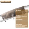 broyear 6"x12" Exhaust Heat Shield, Universal Pipe Heat Shield Protector