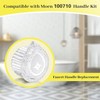 Crovakeu 1pcs-Replacement Knob Compatible with Moen 100710 Shower Handle -